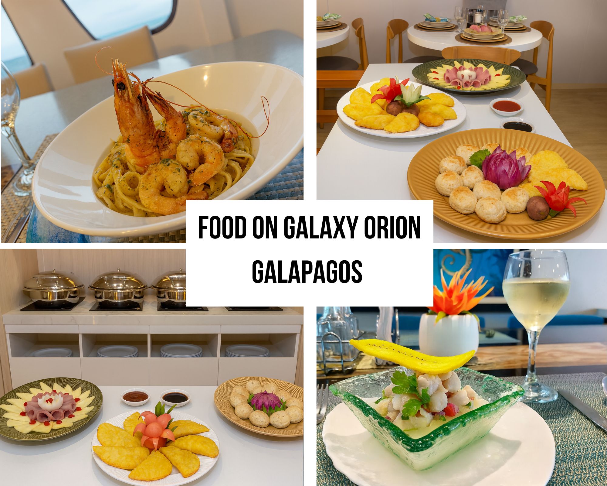 Gourmet Dining Excellence on the Galaxy Orion Galapagos Cruise