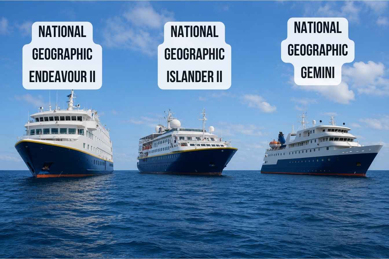 National Geographic Endeavour II vs Islander II vs Gemini