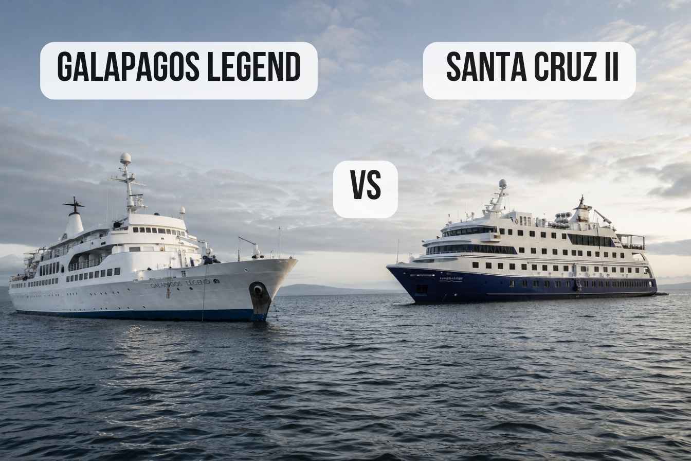 Galapagos Legend vs Santa Cruz II: Large Ship Comparison