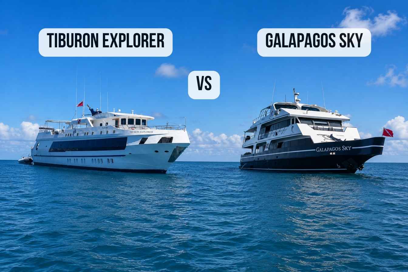 Tiburon Explorer vs Galapagos Sky: Premium Dive Boat Comparison
