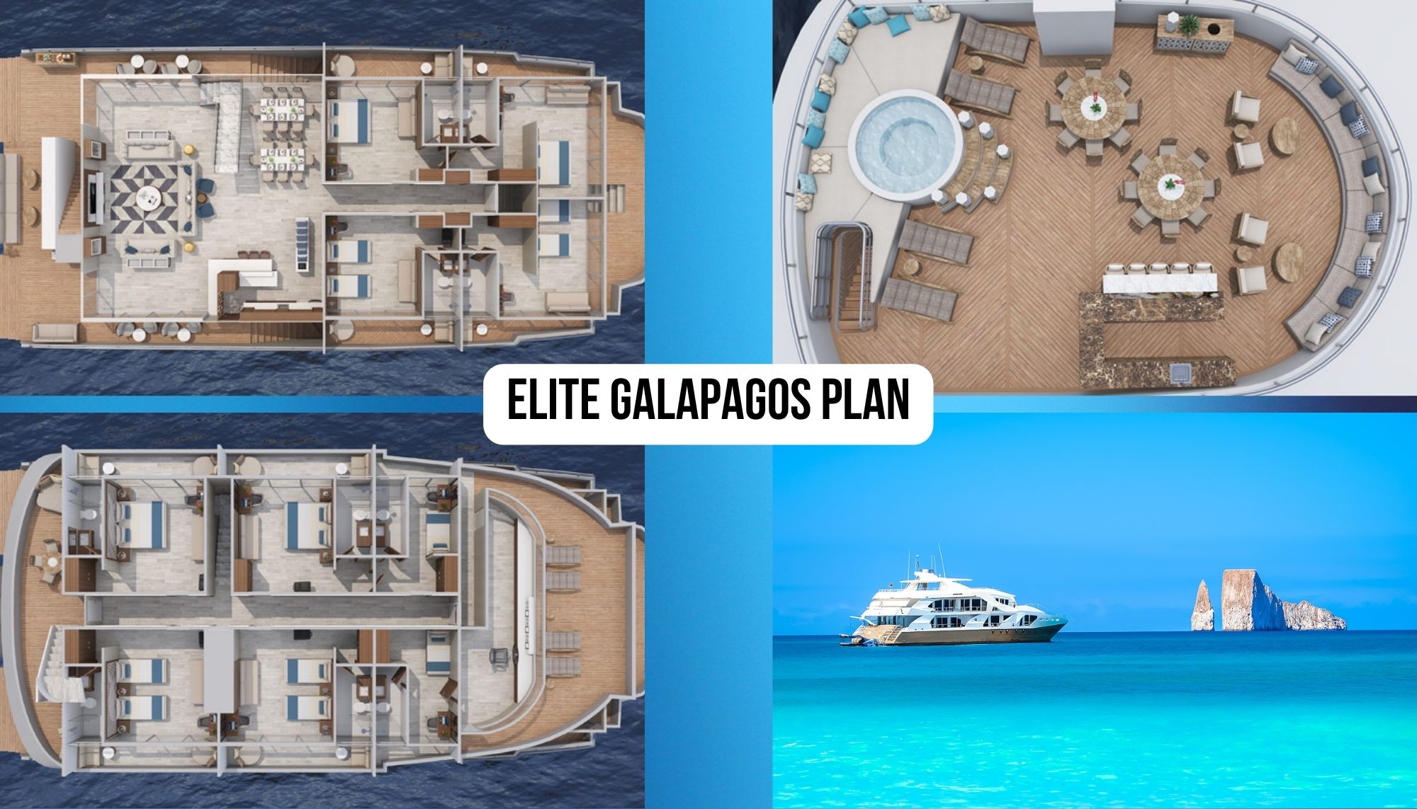 Revolutionary 2019 Custom Design on the Elite Galapagos Cruise